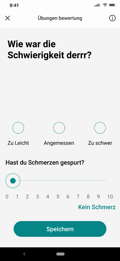 Exercise feedback